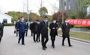 区领导来校检查我校开学复课工作
