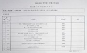 2020—2021学年第一学期第三周工作安排