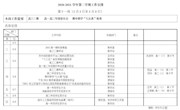 2020—2021学年第二学期第十一周工作安排