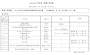 2020—2021学年第二学期第十四周工作安排